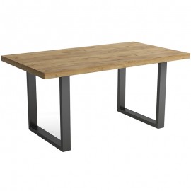 Stół z metalową ramą 80x140 cm 6 KOLORÓW