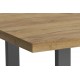 Stół z metalową ramą 90x160 cm 6 KOLORÓW