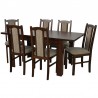 Zestaw CEJLON 6 krzeseł B-7 + stół C-2 80x120/160 cm