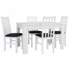 Zestaw DELI 4 krzesła B-10 + stół C-4 80x120/160 cm