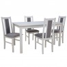 Zestaw JAZON 4 krzeseł B-14 + stół AL-2 80x140/180 cm