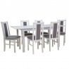 Zestaw JAZON 6 krzeseł B-14 + stół AL-2 80x140/180 cm