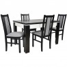 Zestaw JAZON 4 krzesła B-14 + stół C-4 80x120/160 cm
