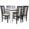 Zestaw JAZON 6 krzeseł B-14 + stół C-6 80x120/160 cm