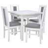 Zestaw JAZON 4 krzesła B-14 + stół M-7 80x80/110 cm