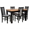 Zestaw JAZON 4 krzesła B-14 + stół S-7 80x120/160 cm
