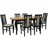 Zestaw JAZON 6 krzeseł B-14 + stół S-23 100x170/250 cm