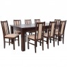 Zestaw JAZON 8 krzeseł B-14 + stół S-24 100x200/440 cm