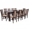 Zestaw JAZON 10 krzeseł B-14 + stół S-26 100x160/400 cm