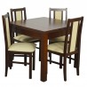 Zestaw JAZON 4 krzesła B-14 + stół S-28 90x90/290 cm