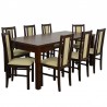 Zestaw JAZON 8 krzeseł B-14 + stół S-28 90x90/240 cm