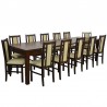 Zestaw JAZON 12 krzeseł B-14 + stół S-28 90x90/240 cm