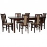 Zestaw JAZON 6 krzeseł B-14 + stół WP-8 100x200/300 cm
