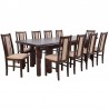 Zestaw JAZON 10 krzeseł B-14 + stół WP-400 100x200/400 cm