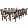 Zestaw JAZON 12 krzeseł B-14 + stół WP-400 100x200/400 cm