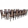 Zestaw JAZON 14 krzeseł B-14 + stół WP-400 100x200/400 cm