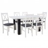 Zestaw LAGUNA 6 krzeseł N-10 + stół C-4 80x120/160 cm