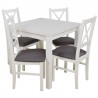 Zestaw LAGUNA 4 krzesła N-10 + stół M-9 80x80 cm
