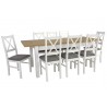 Zestaw CEJLON 8 krzeseł N-10 + stół S-18 80x160/200 cm