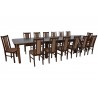 Zestaw JAZON 14 krzeseł B-14 + stół WP-400 100x200/400 cm