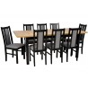 Zestaw JAZON 8 krzeseł B-14 + stół MD-2 90x160/200 cm