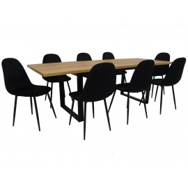Krzesła SKANDYNAWSKIE +Stół