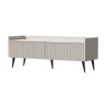 Stolik kawowy ryflowany ADEMO 8 kaszmir cashmere