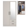 Szafa SMART SRL3 z lustrem kaszmir